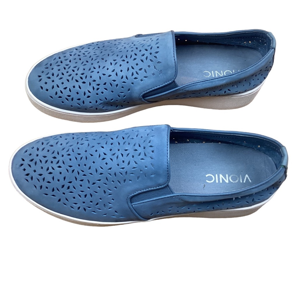 Vionic Splendid Midi Perforated Suede Slip-On Sne… - image 3